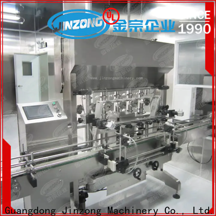 Jinzong Machinery practical cosmetic filling machine manufacturers for food industry