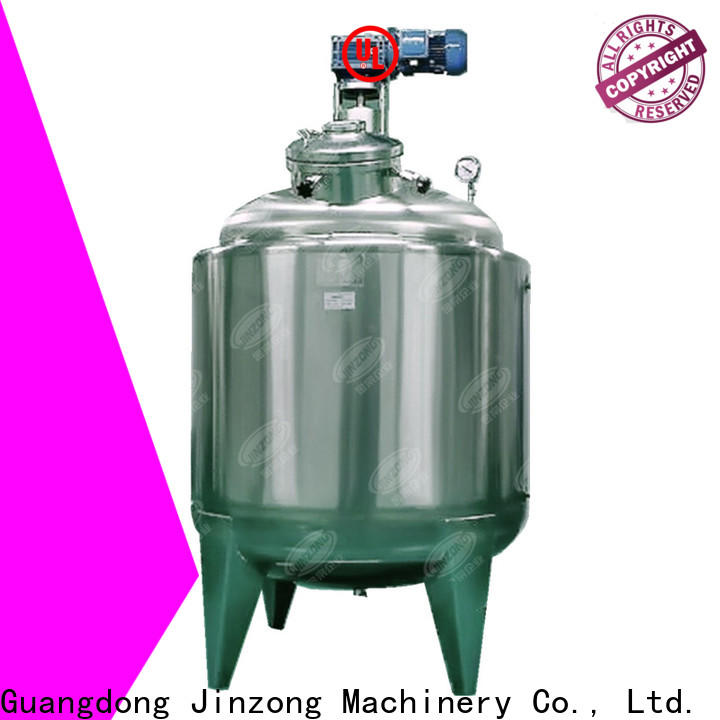 Jinzong Machinery jr reflux reactor suppliers for reaction