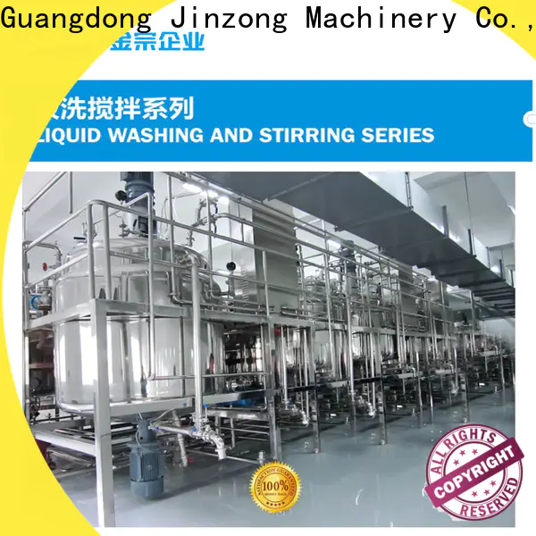 Jinzong Machinery custom cleansing lotion making mixer for business for food industry