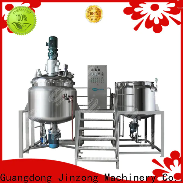 Jinzong Machinery yga syrup manufacturing tank company for food industries