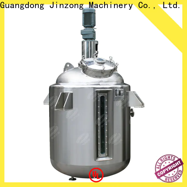 Jinzong Machinery making ointment mixing tank company for reflux
