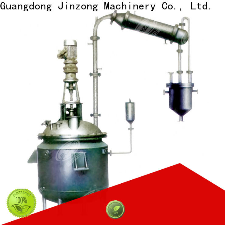 Jinzong Machinery best API manufacturing process reactor factory for food industries