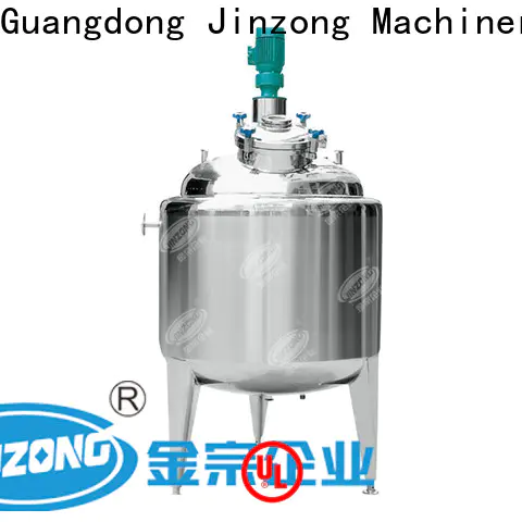 Jinzong Machinery making stainless steel reactor suppliers for reaction