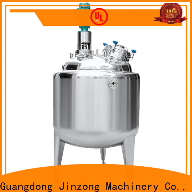 Jinzong Machinery latest intermediate manufacturing reactor manufacturers for food industries