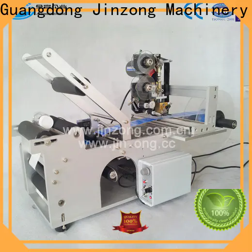 Jinzong pouch labeling machine suppliers for chemical industry