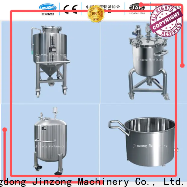 Jinzong Machinery latest stainless storage tanks manufacturers for reflux