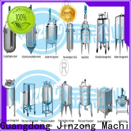 Jinzong Machinery latest stainless storage tanks suppliers for reflux