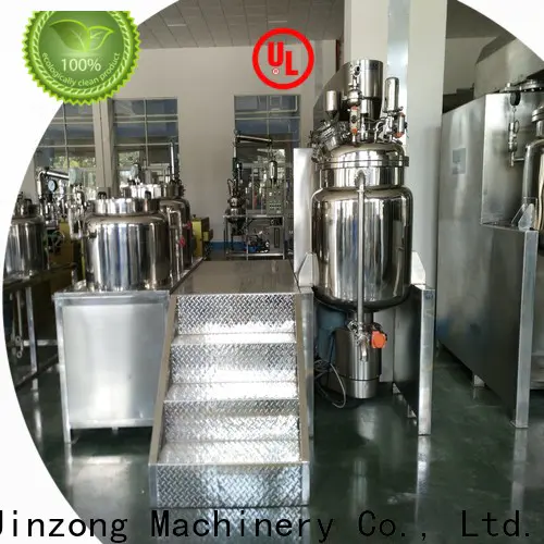 Jinzong Machinery vacuum homogenizing mixing tank suppliers for reaction