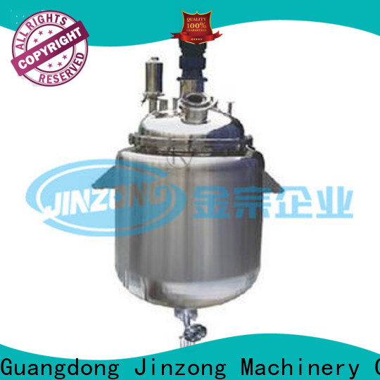 Jinzong Machinery reaction vessel factory for reflux