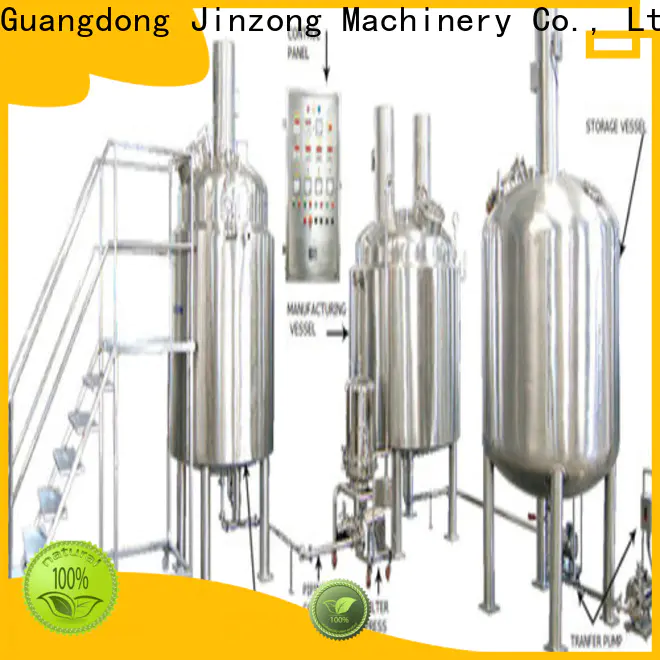 Jinzong Machinery top beverage machine for sale factory for reaction