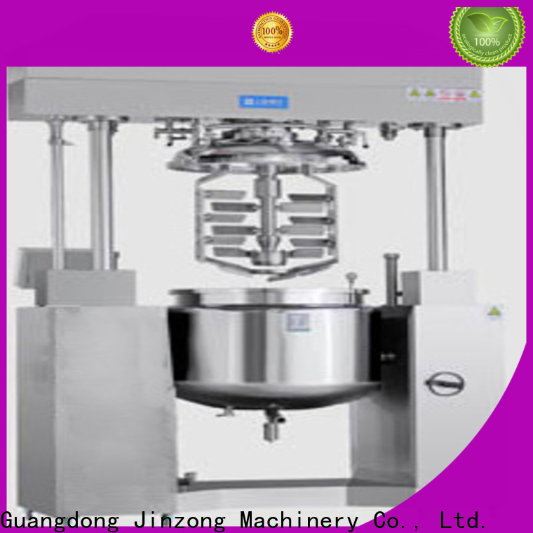 Jinzong Machinery vacuum homogenizer suppliers for distillation