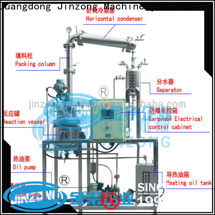 Jinzong Machinery api manufacturing process reactor factory for chemical industry