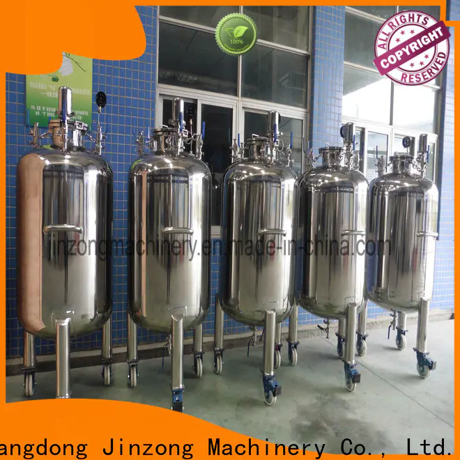 Jinzong Machinery bleach storage tanks factory for reaction