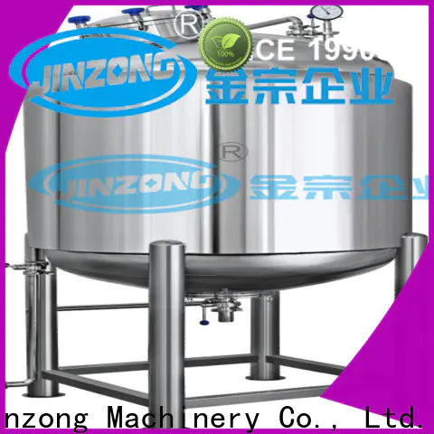 Jinzong Machinery chemical storage tanks for sale supply
