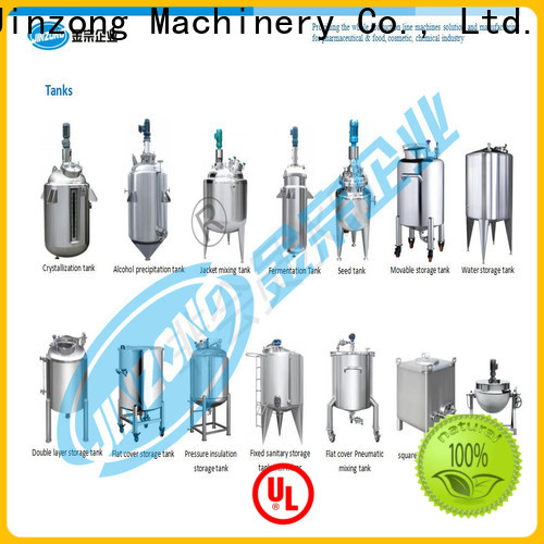 Jinzong Machinery custom sus304 mixing tank supply for distillation