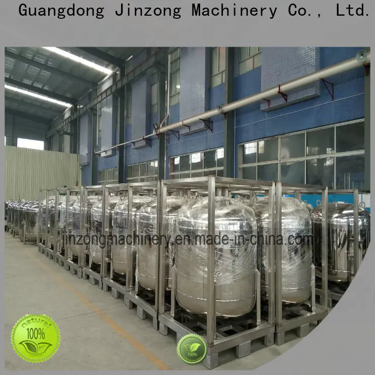 Jinzong Machinery custom stainless steel water storage tanks for sale supply