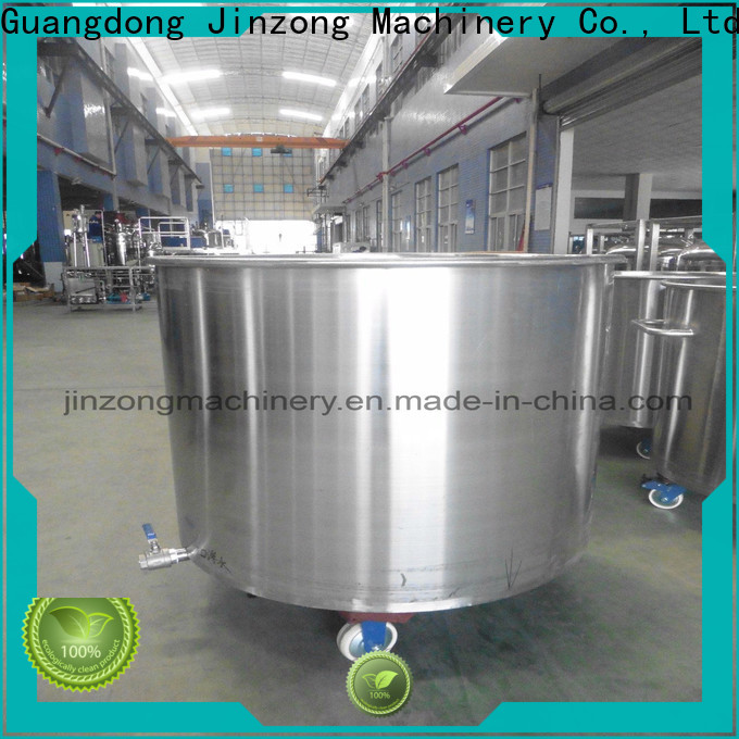 Jinzong Machinery wholesale stainless steel water storage tanks for sale manufacturers for reflux