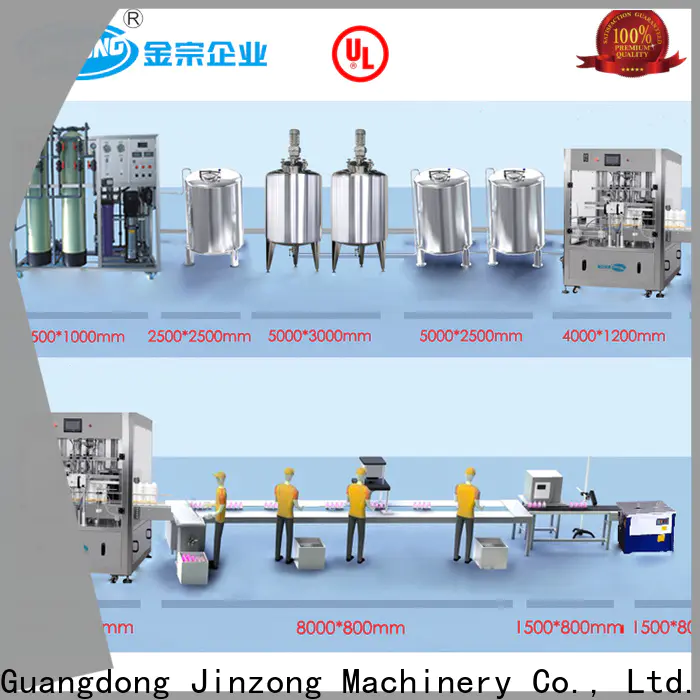 Jinzong Machinery practical liquid detergent production line online for petrochemical industry