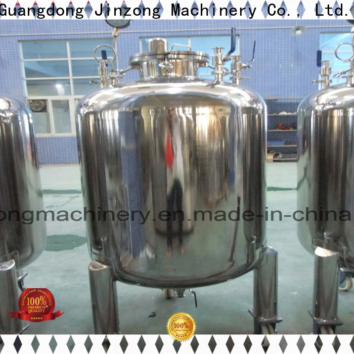 Jinzong Machinery stainless steel water storage tanks for sale manufacturers for chemical industry