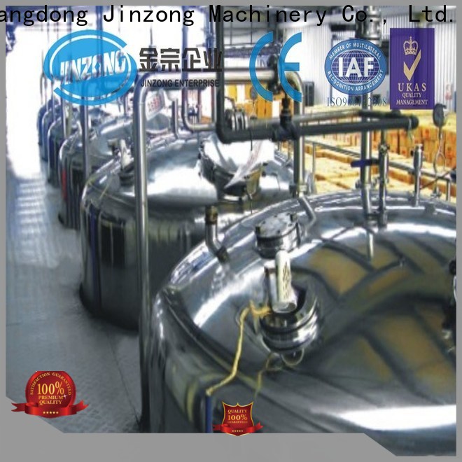Jinzong Machinery top stainless storage tanks manufacturers for distillation