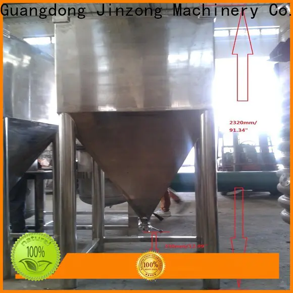 Jinzong Machinery double wall chemical storage tanks for business for reaction