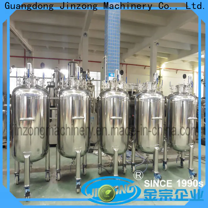 Jinzong Machinery top double wall chemical storage tanks manufacturers for reaction