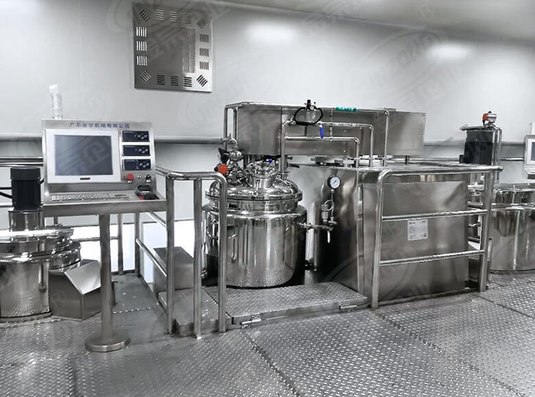 filling vacuum emulsifying mixer laboratory for paint and ink Jinzong Machinery-1