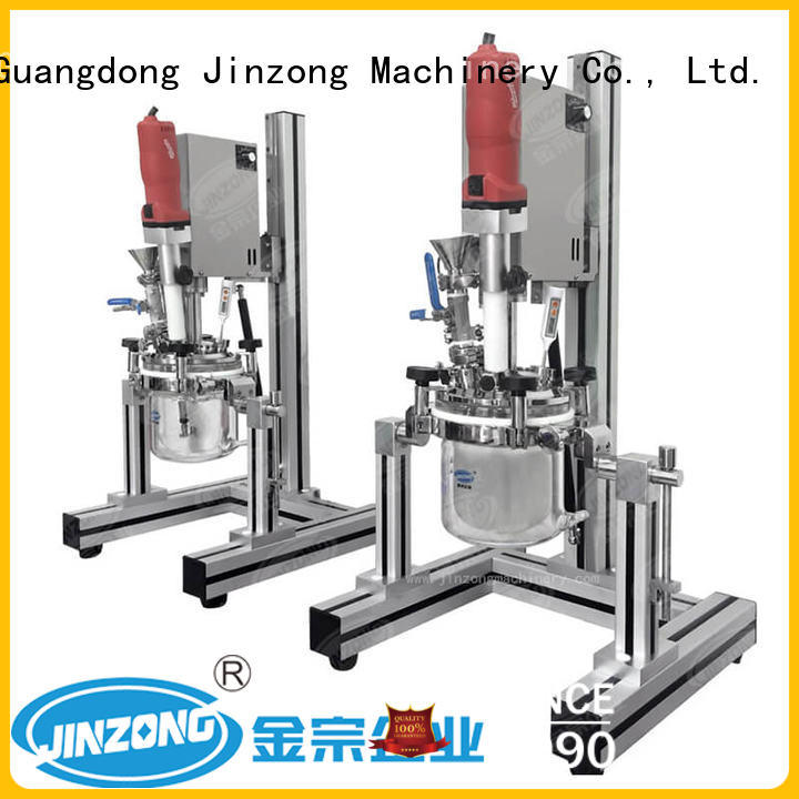 Jinzong Machinery making stainless mixing tank online for petrochemical industry