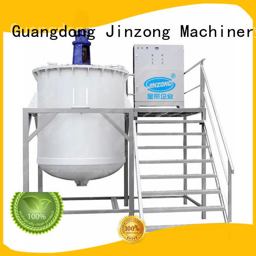 Jinzong Machinery homogenizing filling machines for cosmetic creams & lotions factory for nanometer materials