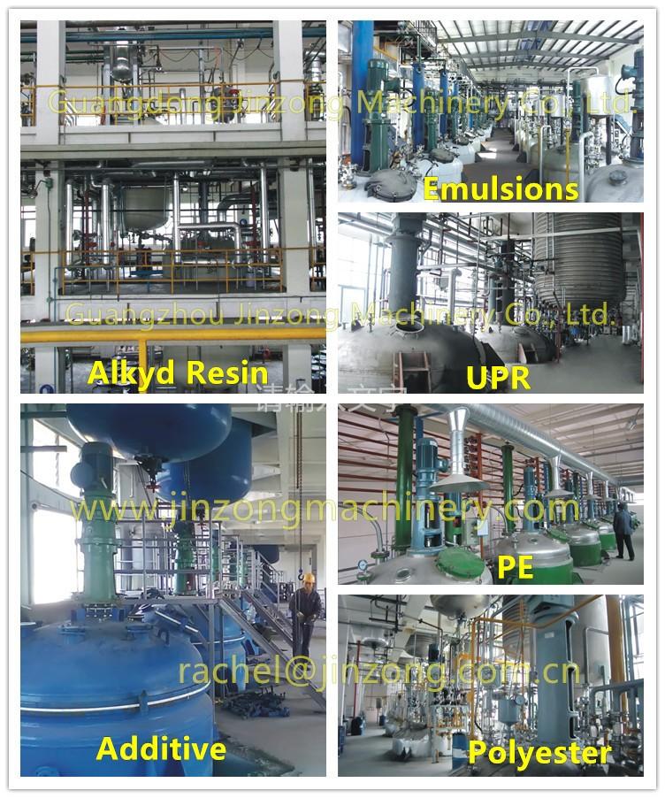 Jinzong Machinery hydraulic pilot reactor Chinese for reflux