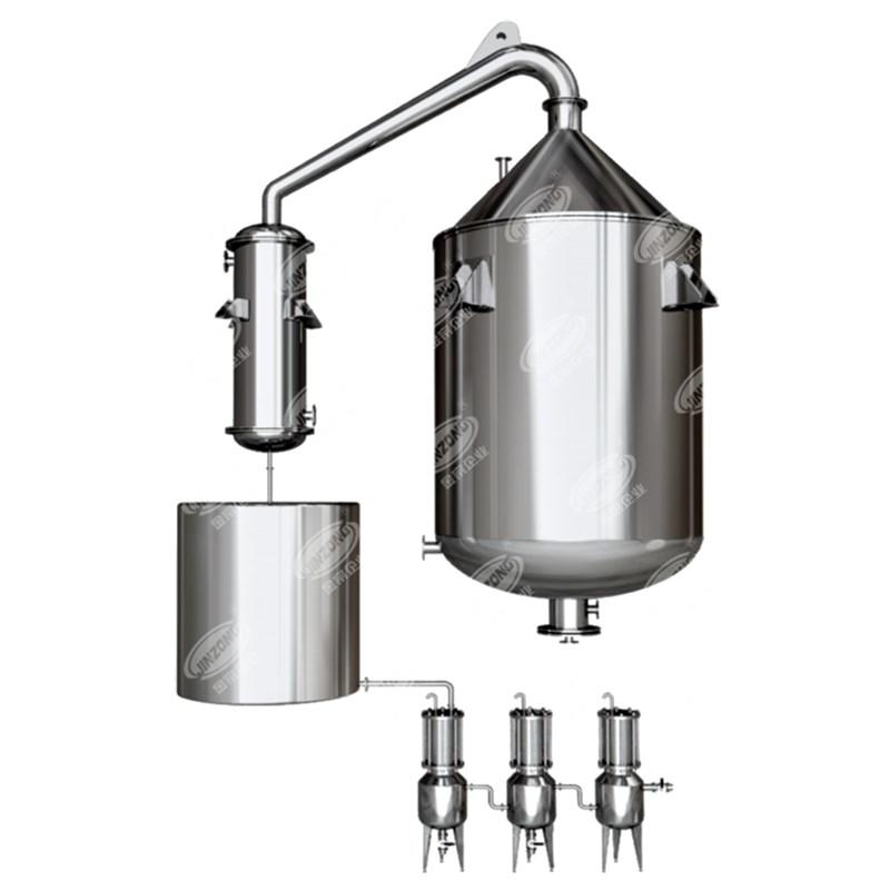 Steam Distilled Essential oil extractor extraction machine