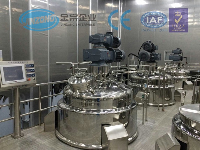 Jinzong Stainless Steel Mixing Tank for Chemical/Pharmacy/Cosmetics Liquid