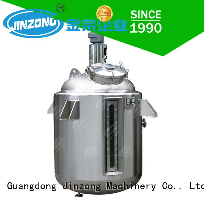 Jinzong Machinery pharmaceutical reaction reactors for sale for pharmaceutical